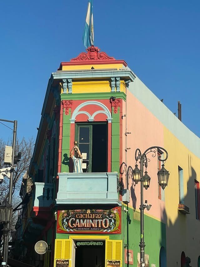 Colorful buildings in La Boca, Buenos Aires